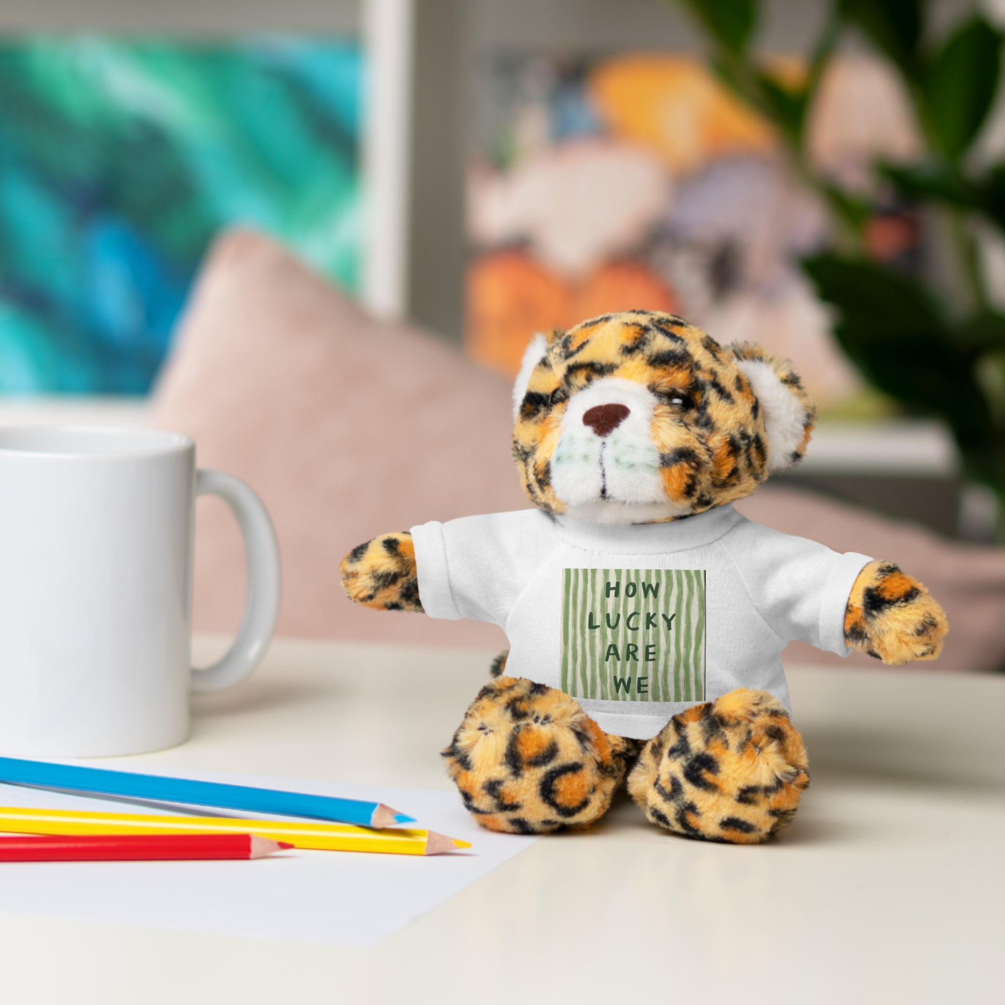 Lucky Together Comfort Cotton Animal Plush (Green)