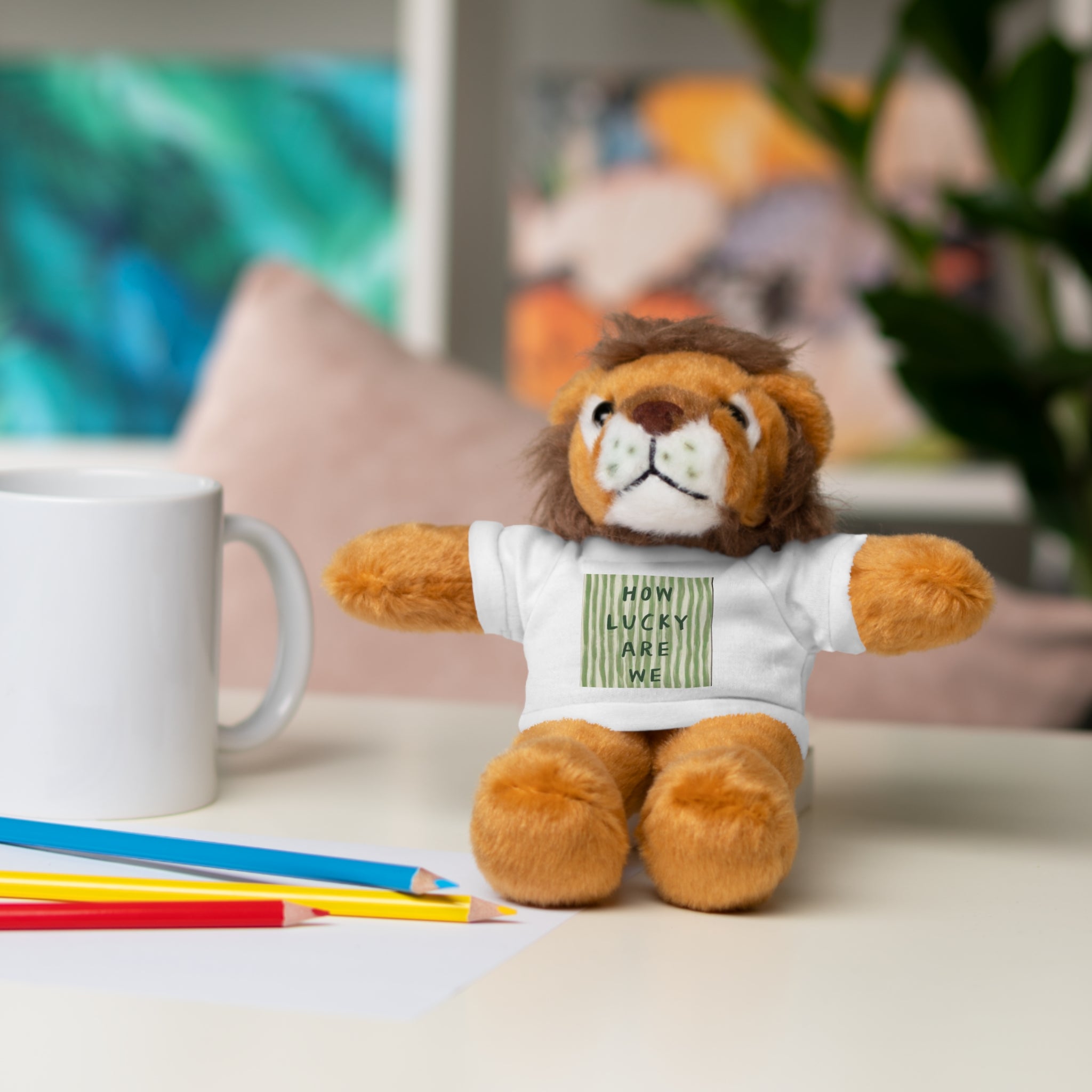 Lucky Together Comfort Cotton Animal Plush (Green)