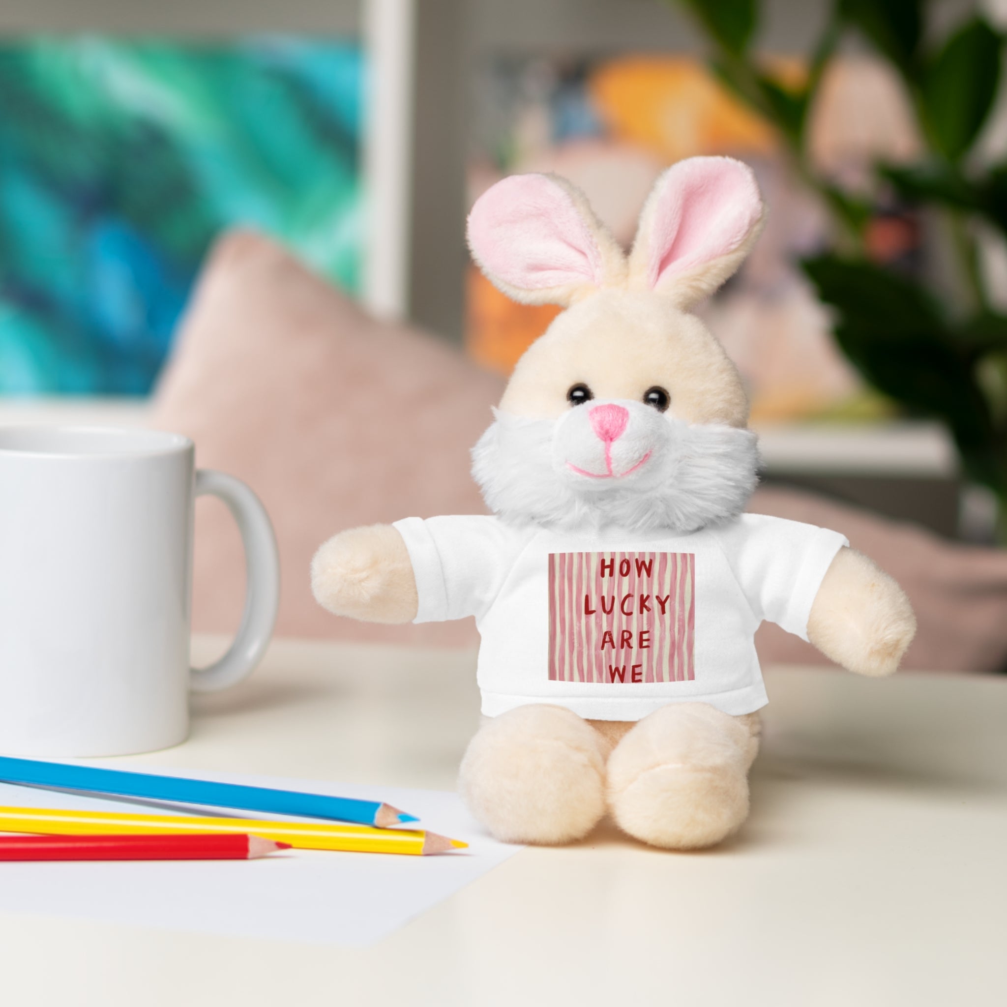 Lucky Together Comfort Cotton Animal Plush (Pink)