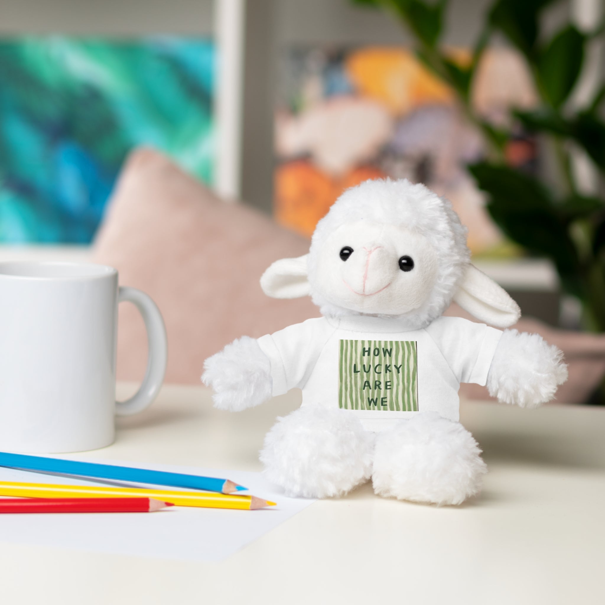 Lucky Together Comfort Cotton Animal Plush (Green)